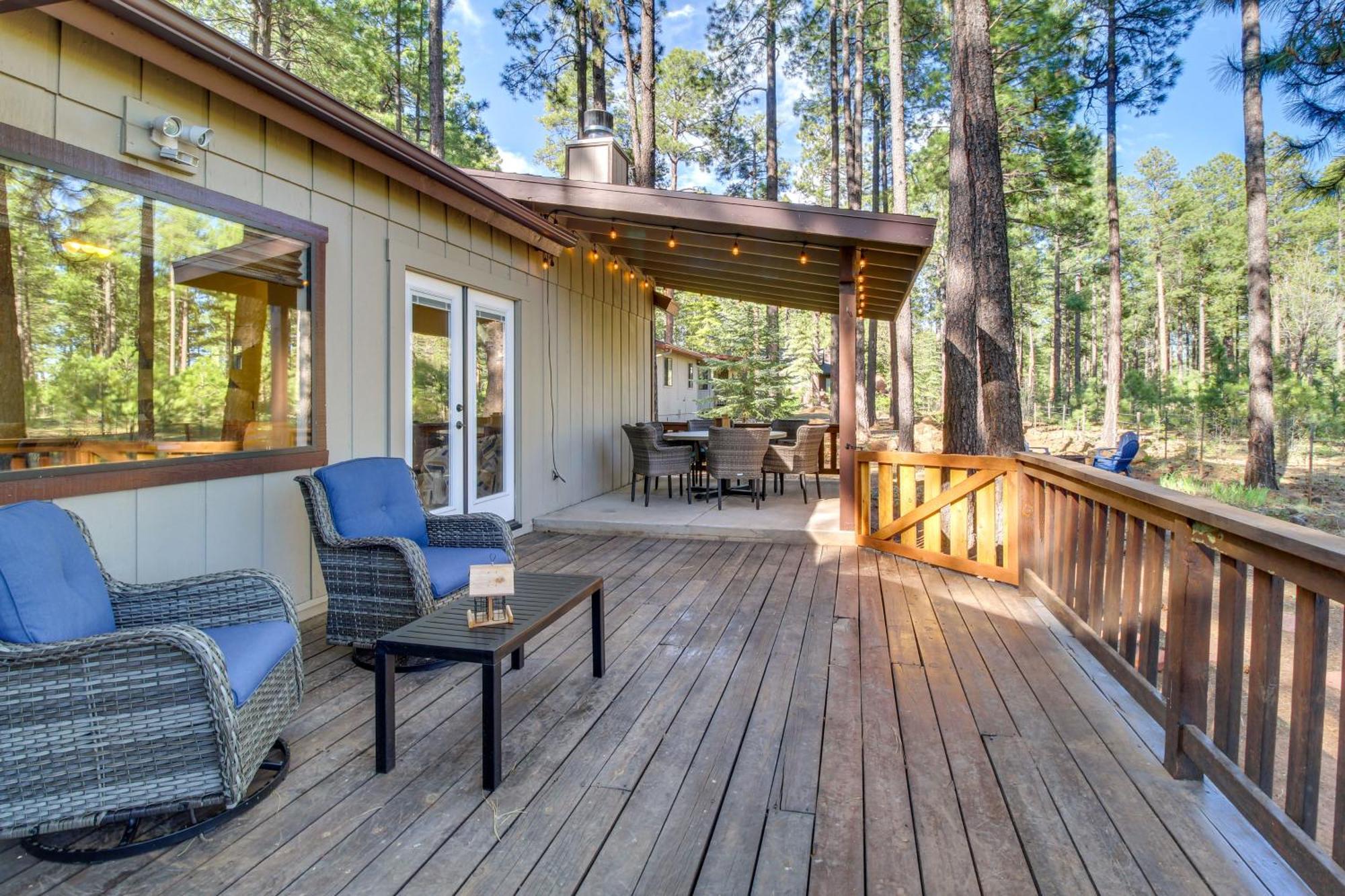 Peaceful Pinetop Cabin With Deck And Fire Pit! Villa Indian Pine Ngoại thất bức ảnh