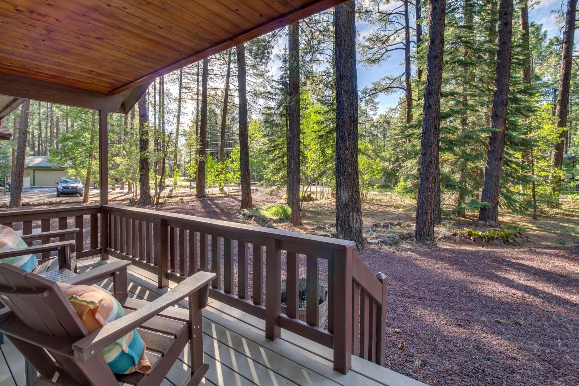 Peaceful Pinetop Cabin With Deck And Fire Pit! Villa Indian Pine Ngoại thất bức ảnh