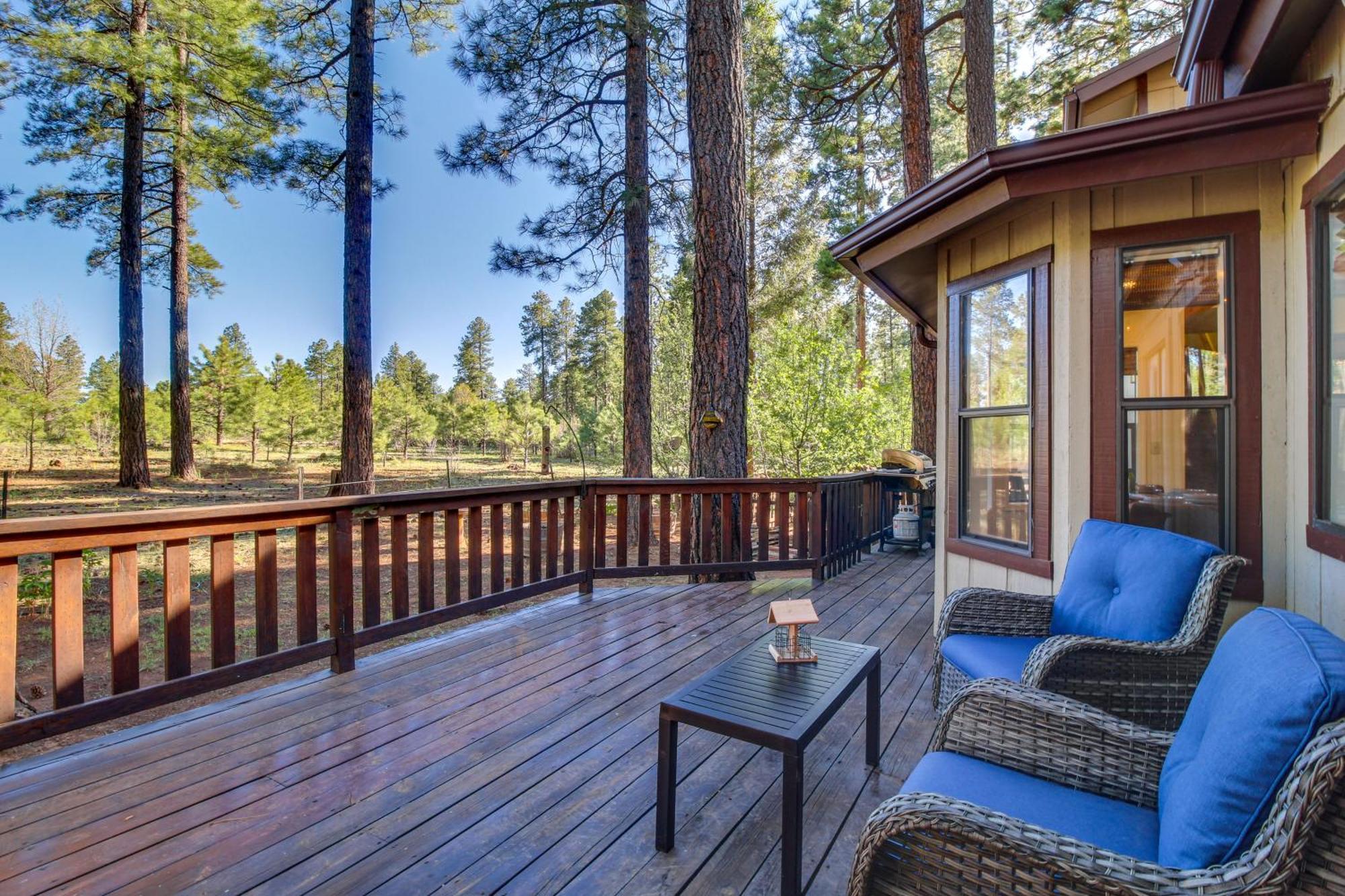 Peaceful Pinetop Cabin With Deck And Fire Pit! Villa Indian Pine Ngoại thất bức ảnh